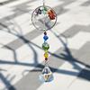 Závěsný Crystal Suncatcher Life Tree Stone Korálky Hranol Přívěsek Home Window Dekor
