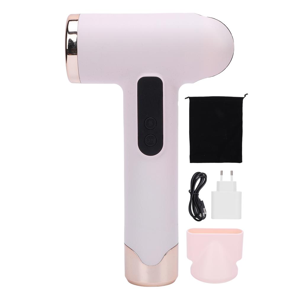 Portable Hair Dryer 100000RPM 200W USB Rechargeable Cordless Hair Blower Dryer 15000mAh Low Noise for Home Dormitory