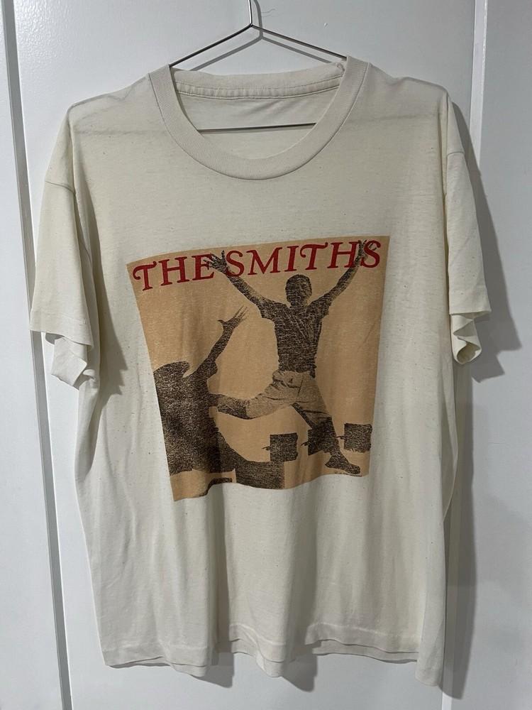 Перепечатка The Smiths Футболка Моррисси Мальчик с шипом Moz AN50320 Унисекс Футболка XXXL