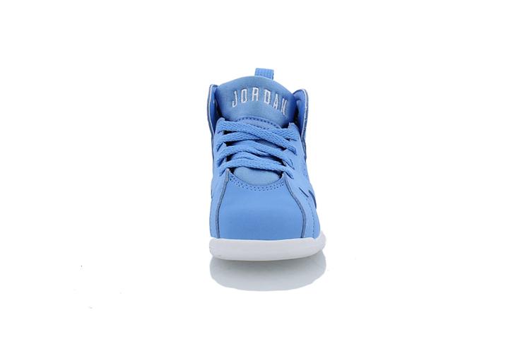 Jordan Air Jordan 7 Retro Comfortable Lightweight Abrasion Resistant High Top Toddler Shoes Blue Infant And Toddler 304772-400