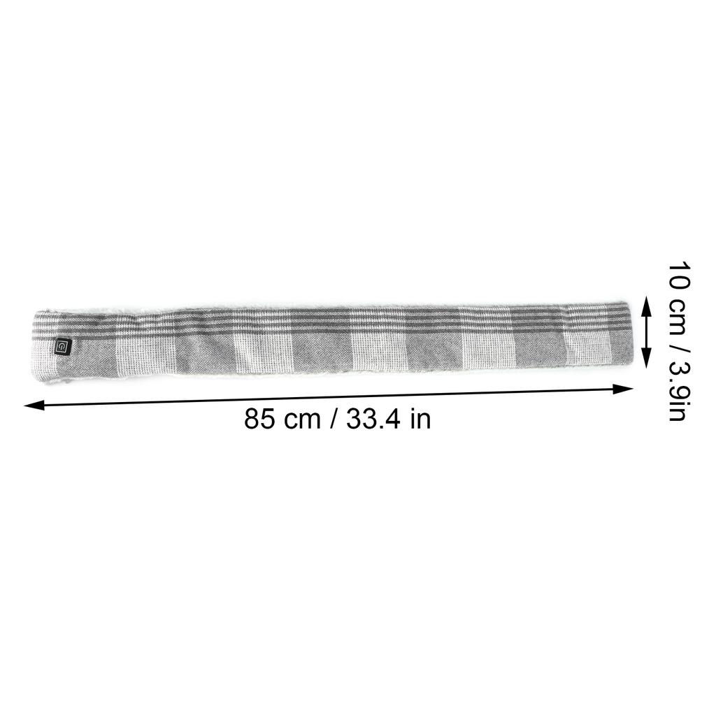 Electric Hted Scarf USB Smart Neckerchief Washable Warm Neck Gaiter for Men Women