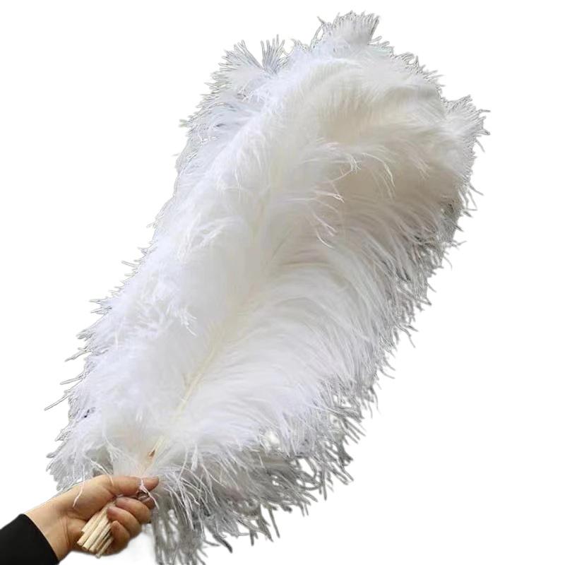 1PC Strusie Pióra Plumas Decor Naturalna Skóra Weselna Dekoracja Kolorowe Strusie Stoły Centralne Do Rzemiosła