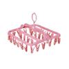 Windproof Foldable 32-Clip Hanger for Drying Clothes, Pants, Socks, and Underwear