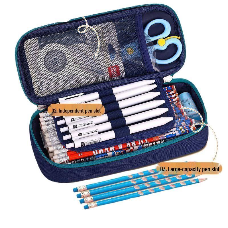 Korean Style Large Capacity Pencil Case for Students - Simple Design, New Model, Free Shipping