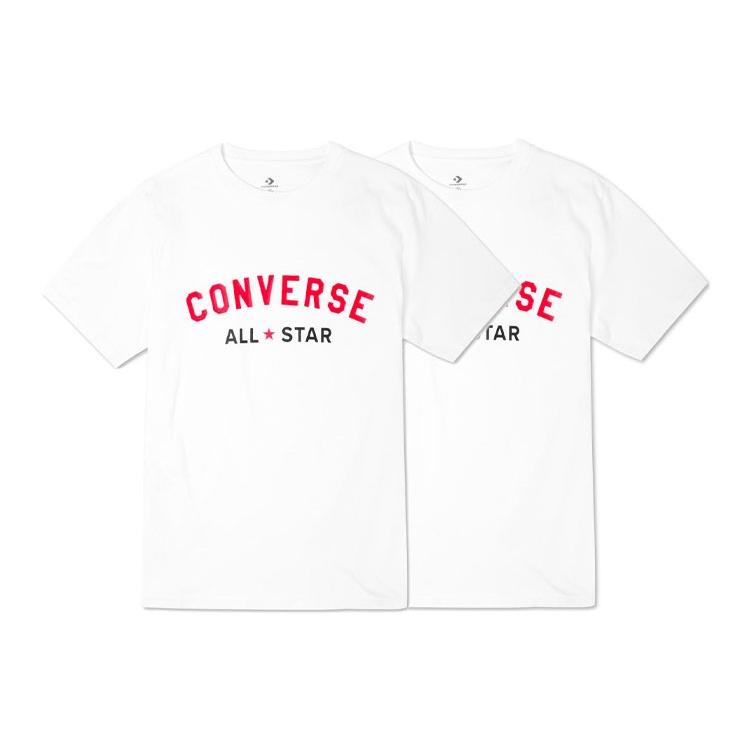 Converse All Varsity Graphic T-Shirt Asia Sizing 'White' Men's 10023260-A01