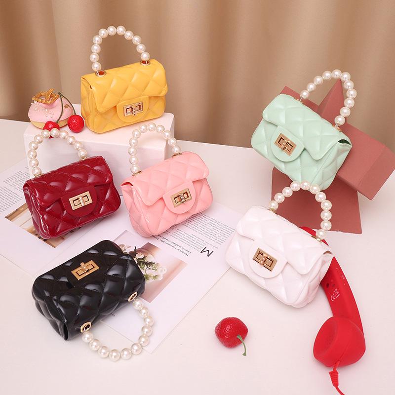 2023 Pearl Chain Jelly Handbag - Fashionable Ladies' Small Bag