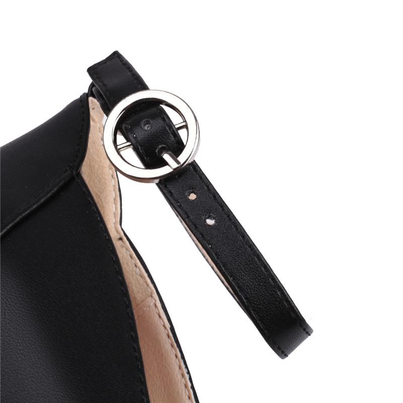 Women's High-heeled Single Shoes Waterproof Table Thick-heeled Four-season Shoes Large Size Simple Large Size Low-top Shoes