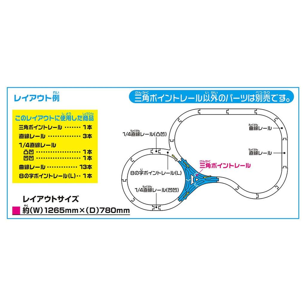 Takara Tomy Plarail Triangular Point Rail 932888 R-30