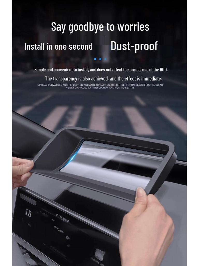 Head-Up Display Protector for BMW 5 Series/i5 530li Dashboard