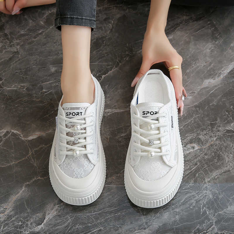 Ecoleather Lace Up Sneakers Women Big Size Casual Women's All For Summer Summer Shoes Women Comfortable Sport Celebrity