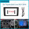9 Inch Car Frame Fascia Adapter For Toyota Etios Liva 2011-2016 Android Radio Dash Fitting Panel Kit