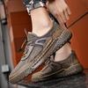 Mesh Shoes Men's Summer 2025 New Hollow One-pedal Men's Shoes Thin Breathable Non-slip Men's Lightweight Casual Shoes