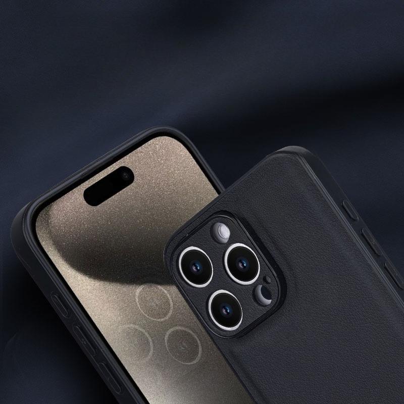Case For OPPO Reno 15 Pro Ultra PU Leather Carbon Fiber Cover For Reno 15 15Pro Anti-Shock Silicone Soft Frame Phone Case Bumper