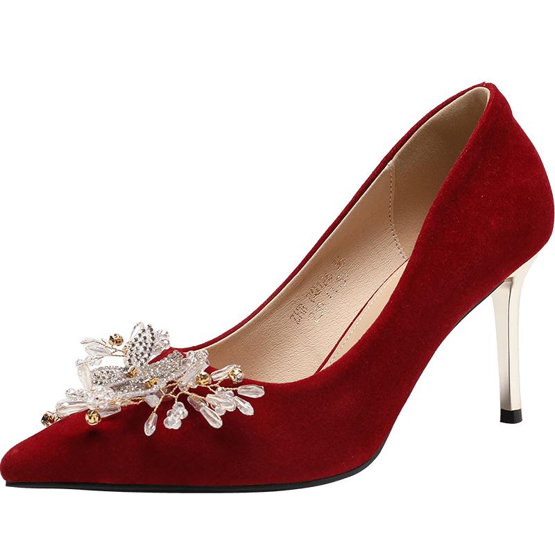 ZHR Women s Stiletto Wedding & Banquet Heels 37