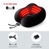 Electric Heated U-Shaped Memory Foam Neck Pillow for Travel & Office