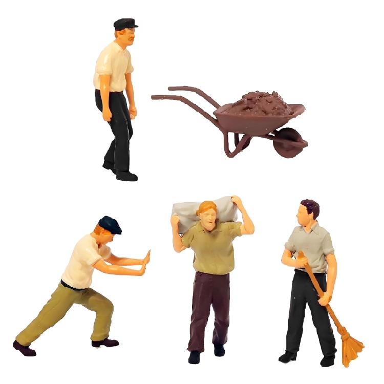 Precisions Crafted 1:64 Scale Resin Construction Scene Model For Enthusiasts And Hobbyists