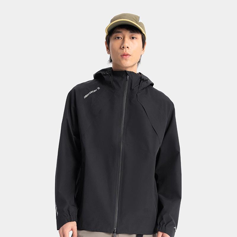 Li Ning Waterproof, Windproof, Breathable, And Rainproof Windbreaker Jacket Men's Black AEMV003-4