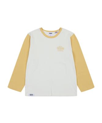 OUTDOOR PRODUCTS W Color Block T-Shirt (Ivory)