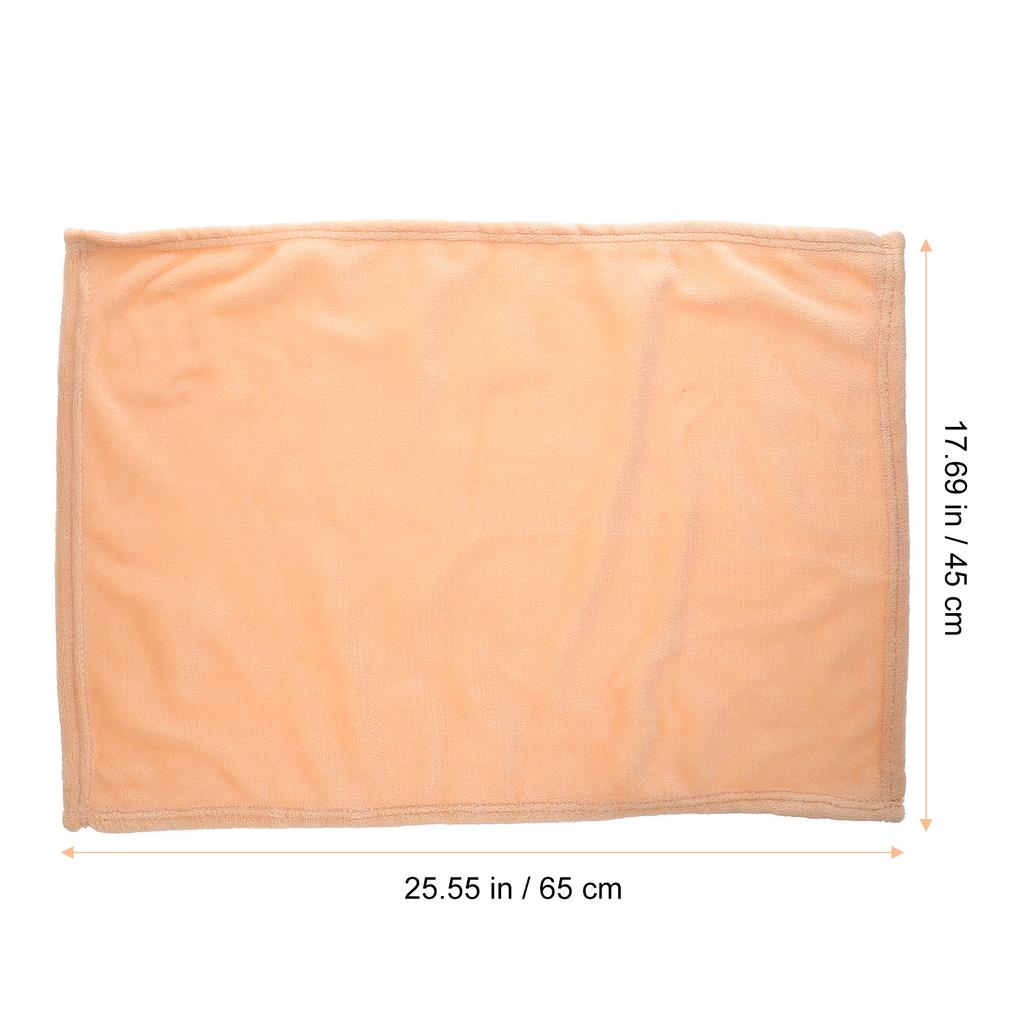 Flannel Fleece Cat Blanket Soft Warm Thick Pet Bed Cover for Small Medium Cats Pink 150x120cm Living Room Bedroom Use