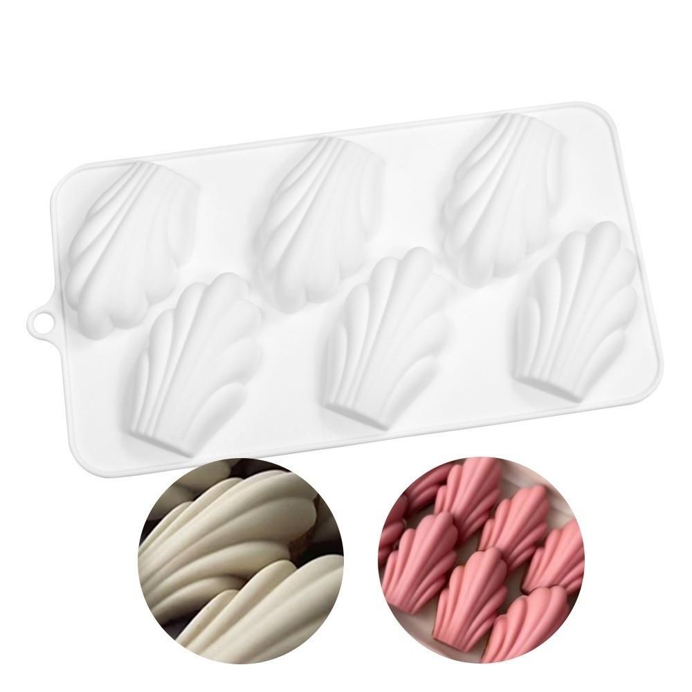 Silicone Material Baking Mold 6-Cavity Dessert Mold Easy Release Pudding Mold  Bread Making