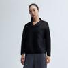 Pleats Me Round Shawl Collar Button Jacket Ppjkf024001