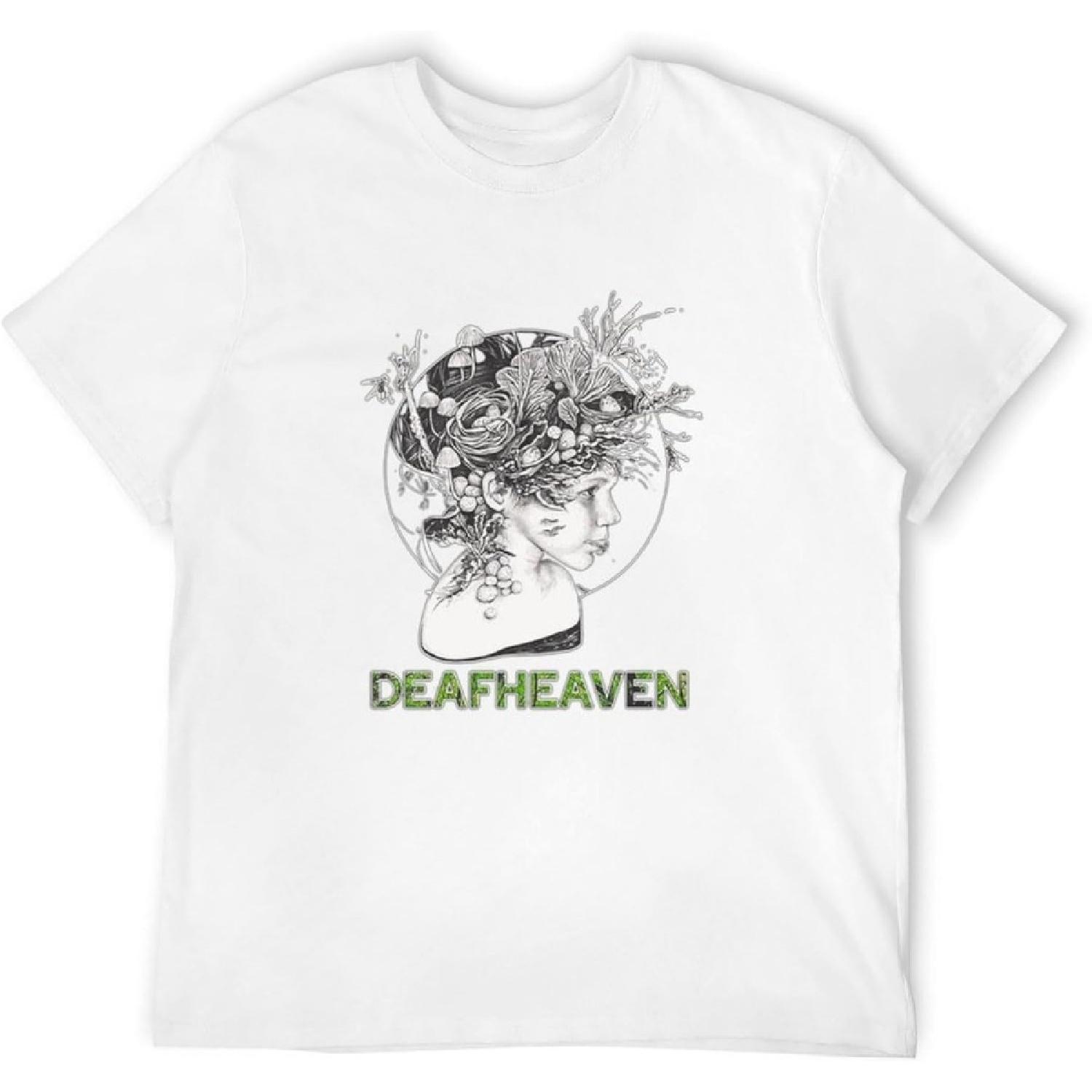 BOLECHANG Best Deafheaven Rock Black Metal American Band Mens T-Shirt XXXXXL белый