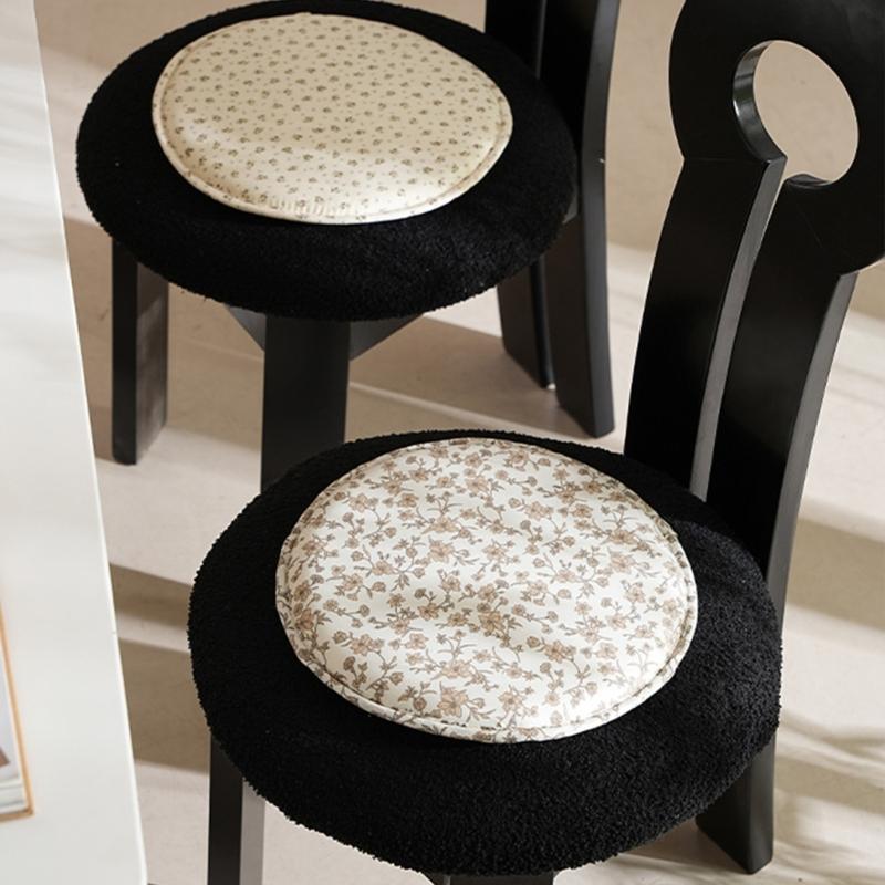 Soft 13Inch Round Seat Cushion Pad for Kitchen Dining Chairs with High Density Foam Filling