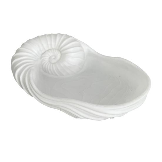 Stable One Piece Tray Nautilus Storage for Living Room Bedroom Entryway, Ocean Theme Desktop Organizer Organizing Odds And Ends Jewelry Keys