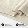 SNOWFLYING Men's Ribbed Tencel Linen Polo Shirt