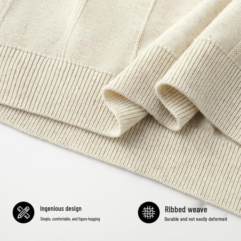 SNOWFLYING Men's Ribbed Tencel Linen Polo Shirt