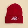 Print Embroidery Knitted Hats Korean Style Fall Winter Season All-Match For Men And Women Heat Retaining Personalized Trendy Ins Style Soft Trend