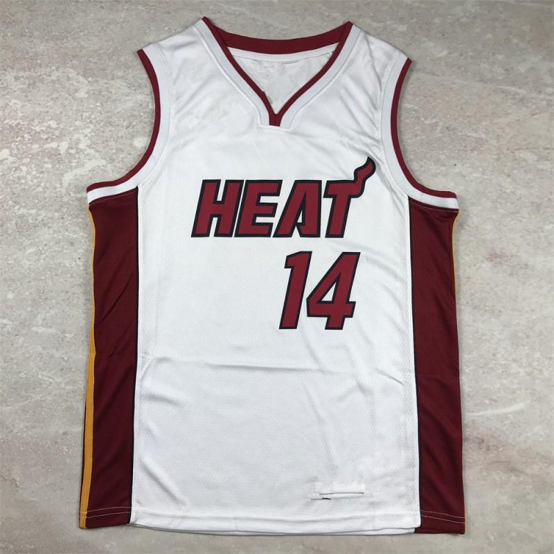 Miami Heat NBA Basketball Jersey White Team Uniform Men Women Adult Sports Training Game Wear