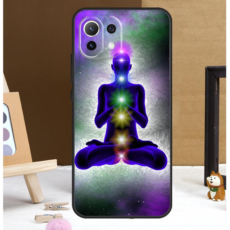 Mandala Chakra Insist Yoga Case For Xiaomi 14 Ultra 13 11T 12T 13T Pro 12 Lite POCO X6 Pro X3 X4 X5 M5s M6 F3 F5 Cover
