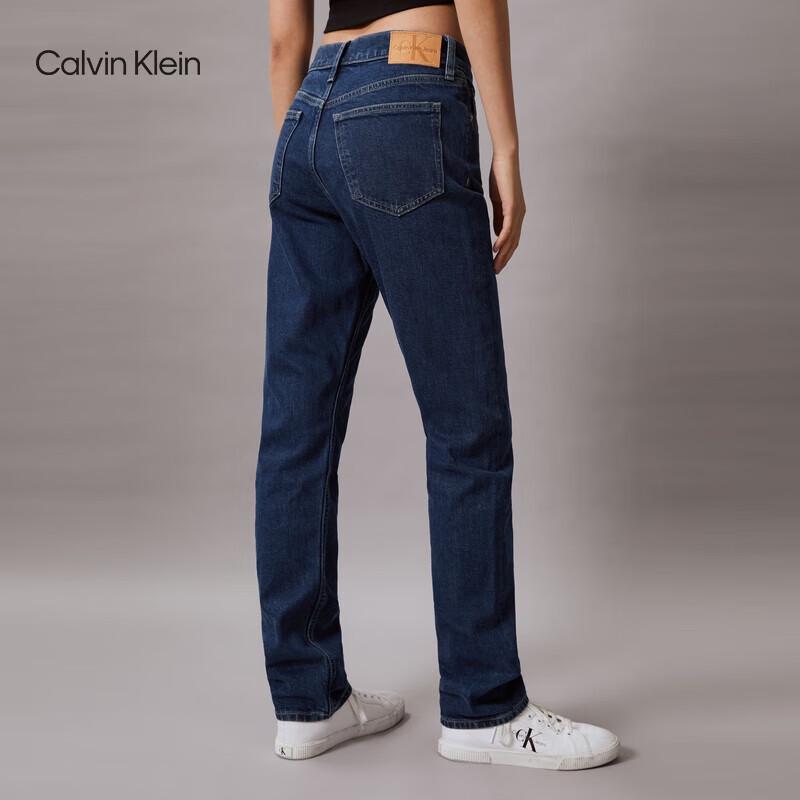 Calvin Klein Jeans Women's Slim Straight Washed Denim Jeans