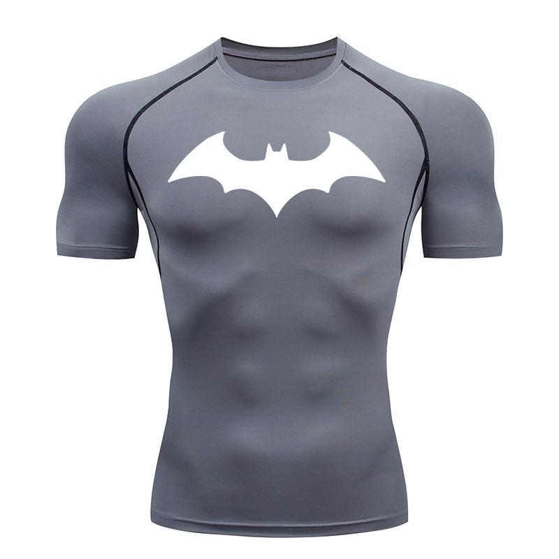 2023 Men's Quick-Dry Sport T-Shirt: Breathable, Sweat-Wicking, Elastic, Tight-Fit for Running & Gym