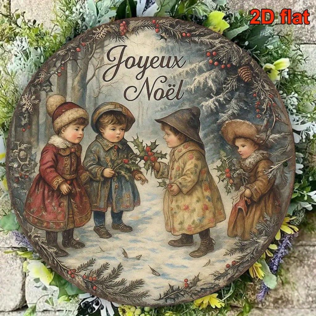 2D Flat Metal Wall Sign Decor