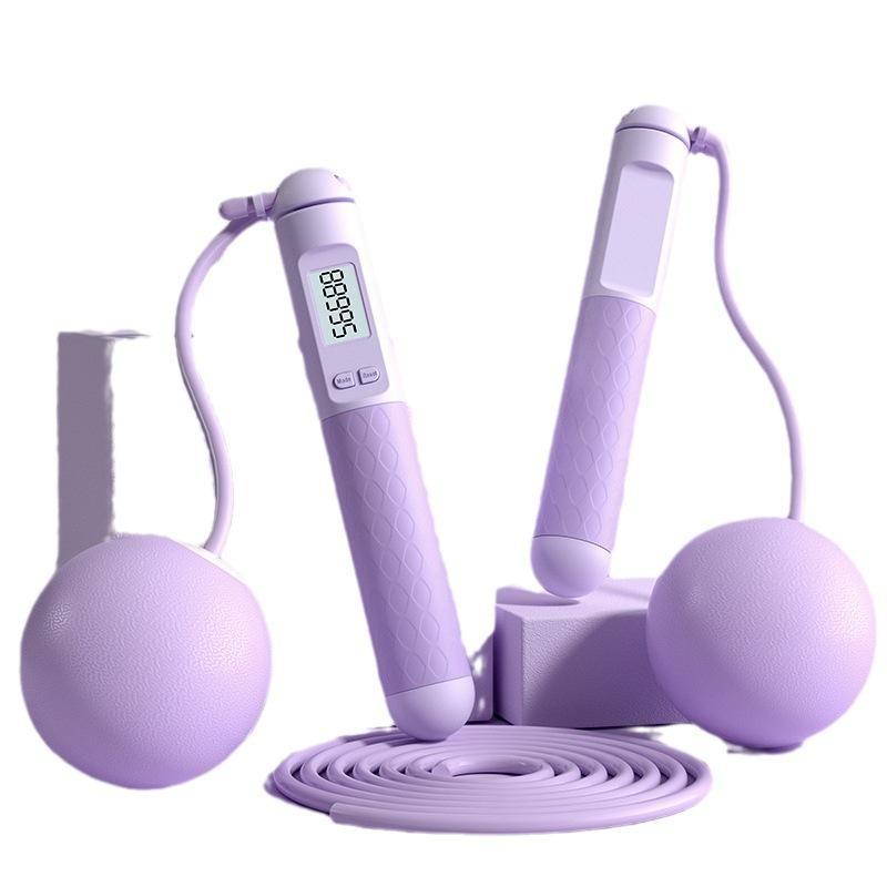Electronic Counting Jump Rope Accurate Counting Anti-slip Grip for Men Women Home Gym Workout Sports