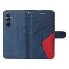 (Blue) Flip Case Compatible with Samsung Galaxy A16 5g with Card Slot Stand Kickstand Protective Stitching Color Leather Wallet Flip Folio Book