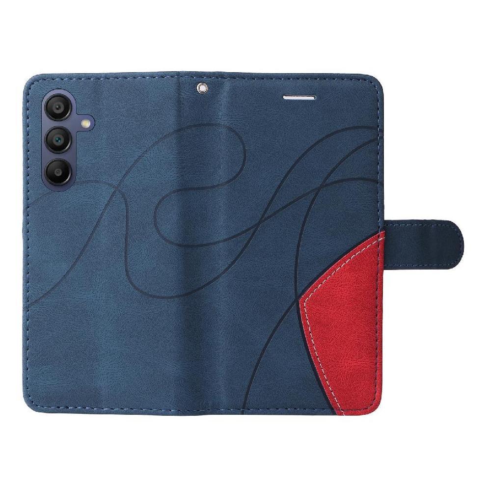 (Blue) Flip Case Compatible with Samsung Galaxy A16 5g with Card Slot Stand Kickstand Protective Stitching Color Leather Wallet Flip Folio Book
