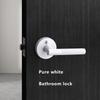 American Simple Black Bathroom Lock Bathroom Home Interior Bathroom Door Handle Wooden Door Lock Knurled Privacy Lock Thread Lock3