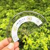 4 Pieces/Set Drawing Ruler DIY Crafts Straight Protractor Drafting Tool Stationery with Scale Rulers Supply Office
