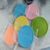 Food Grade Silicone Circular Coaster Waterproof Anti-Slip Hot Beverage Mat for Tea Coffee Glass Use - Home Dining Table Access