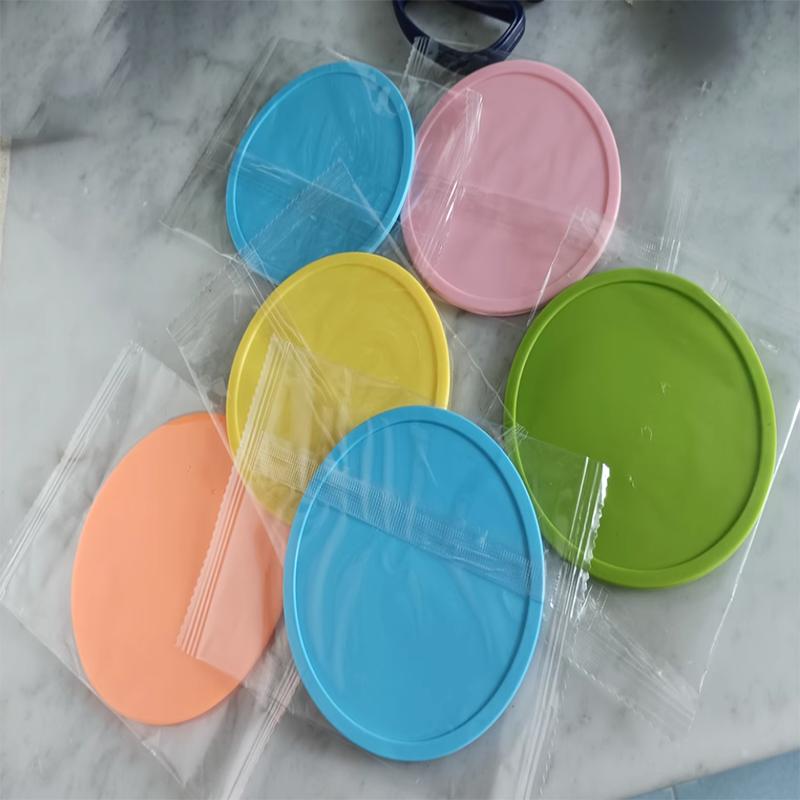 Food Grade Silicone Circular Coaster Waterproof Anti-Slip Hot Beverage Mat for Tea Coffee Glass Use - Home Dining Table Access