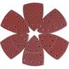 AIMOONSA Lot 60 feuilles abrasives triangulaires 105 x 152 mm P40–P240 pour ponceuse delta