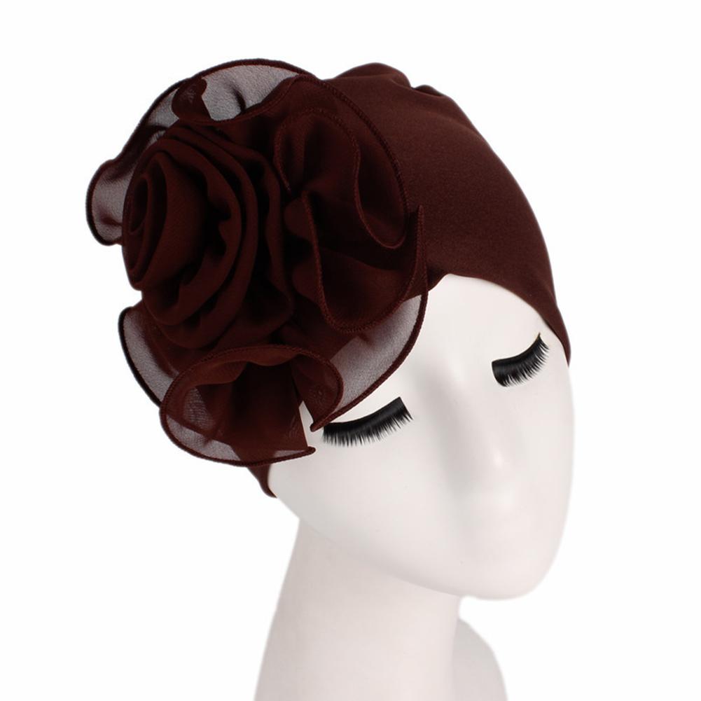 Damen Elegant Seite Groß Blume Hohe Elastizität Mode Kappe