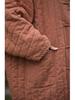 Women's Winter Quilted Ramie Cotton Coat - Vagabond Zen Style Robe