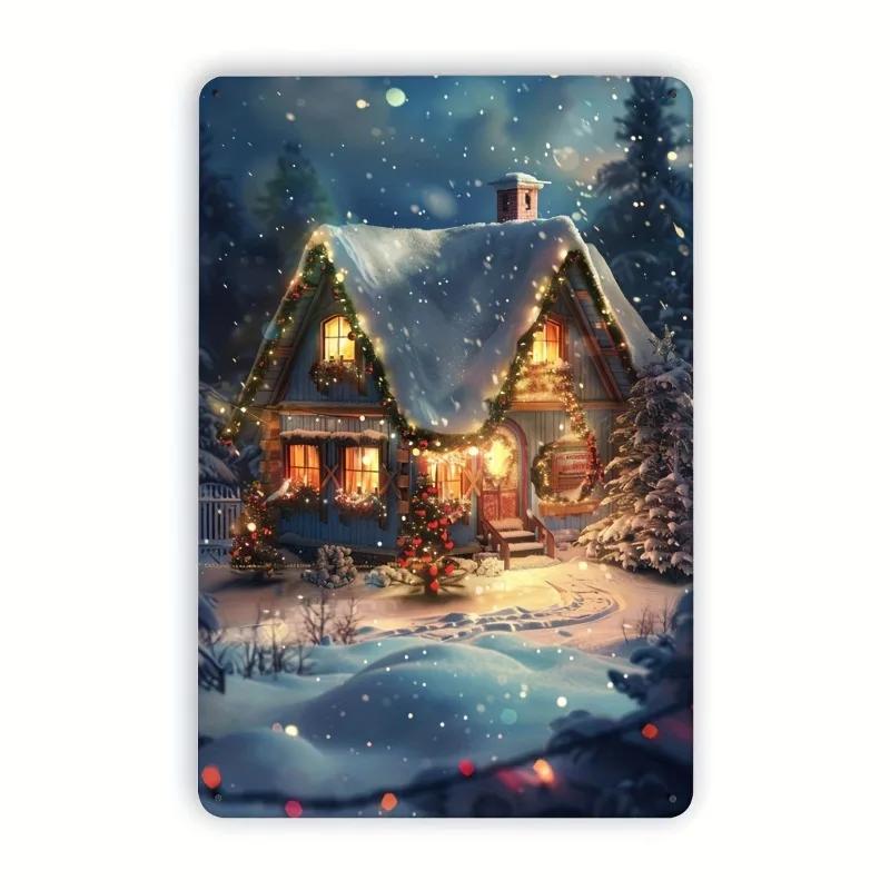 2D Flat Retro Iron Tin Art Crafted from Solid Material with Vintage Design Suitable for Room Decor