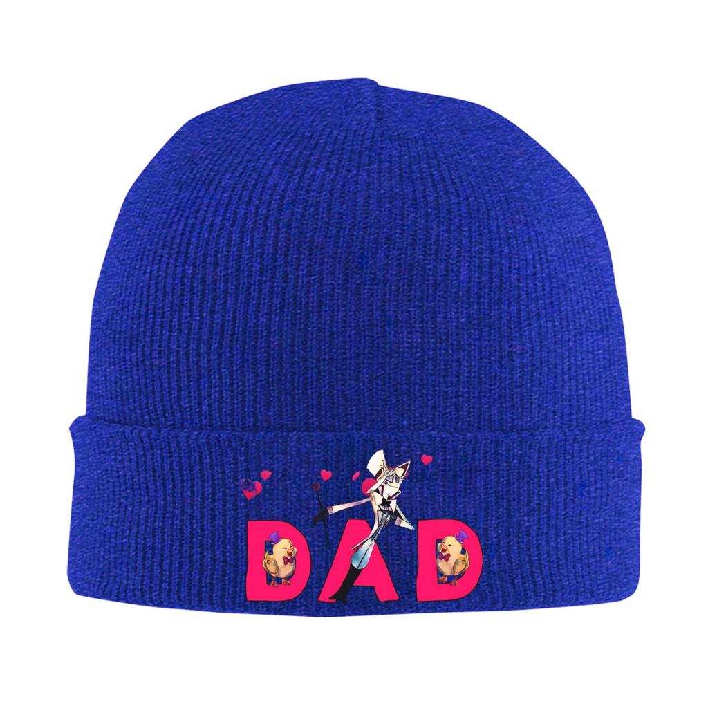 Women Unisex Beanie Hat HHazbins HHotels Lucifer Dad Rubber Ducks  Accessories Winter Warm Skull Knitted Hat Cap Beanies Skullies