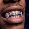 Bling Rhinestone Tooth Caps Removable Dental Grills Trendy Hiphop Teeth Grillz  for Women Men