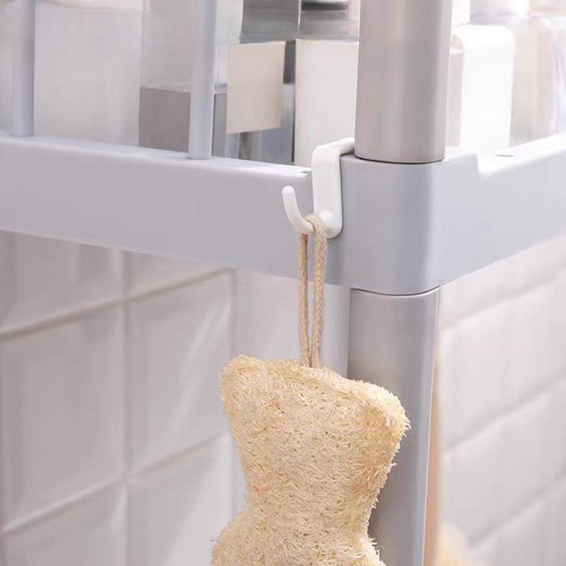 Üç seviyeli bir set depolama rafları, raflar, banyo düzenleyicileri, tuvalet üstü depolama dolabı, banyo rafları